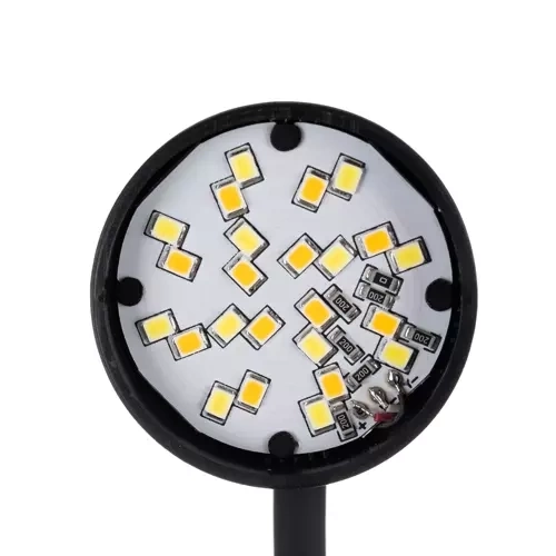 Bordlampe med klips sort Izoxis