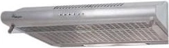 skorstens emhætte i inox 60 cm