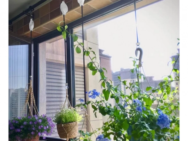 Krog til planter med teleskopisk håndtag
