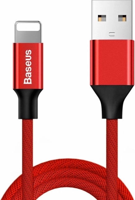 Baseus Yiven lightning-kabel 180 cm, rød