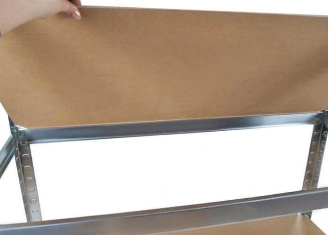Metallreol med 4 hylder 150x75x30 cm