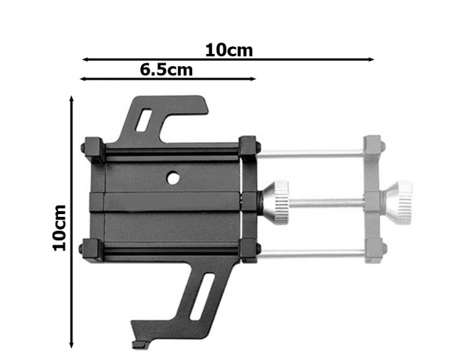 Robust aluminiums telefonholder til cykel