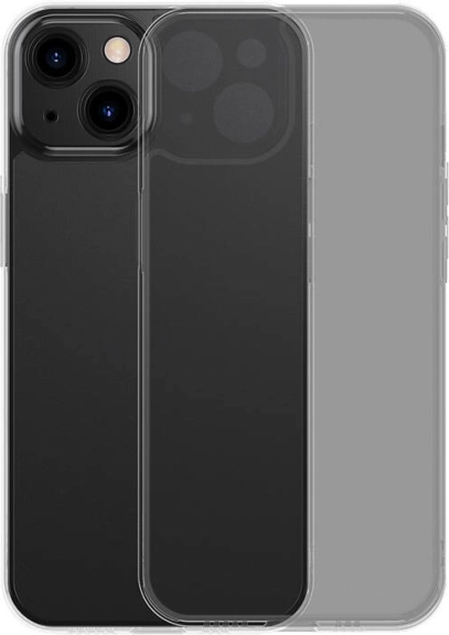 Baseus mat cover til iPhone 13 Pro sort med hærdet glas