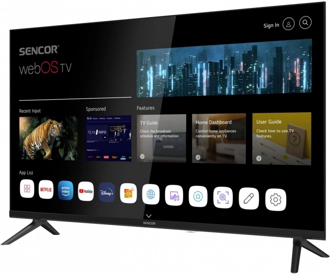 Smart TV Sencor webOS 32 tommer