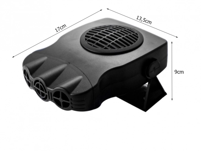 Bærbar bilvarmer og afiser 200W 12V