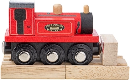 Bigjigs Rail trælokomotiv Terrier rød