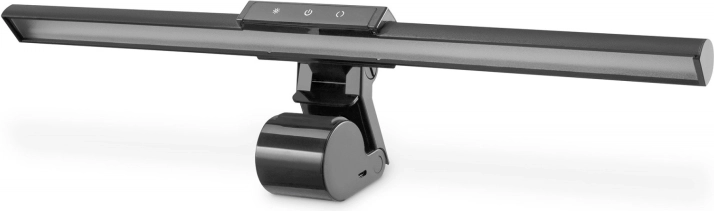 LED-lampe til monitor med montering, 5W, 250 lm, sort