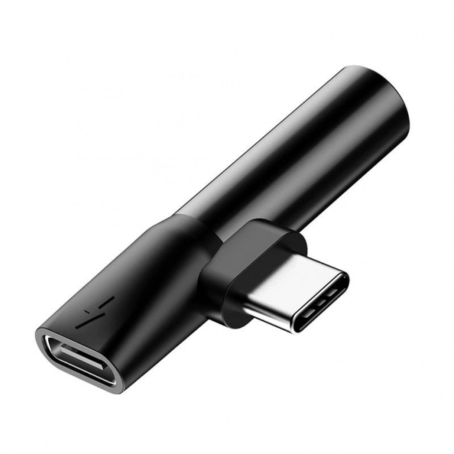 Audioadapter USB-C til mini jack 3,5 mm USB-C (sort)