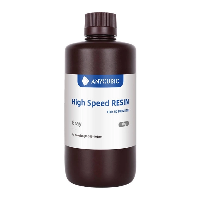 Hurtigtørrende grå resin AnyCubic