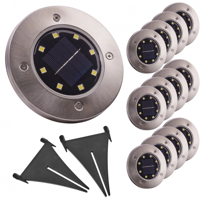 Solcellehave LED belysning - 12 stykker