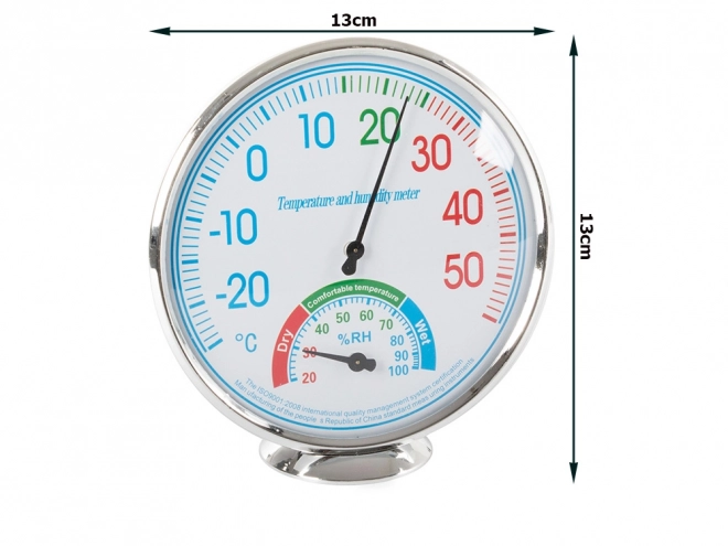 Analogt indendørs hygrometer med termometer