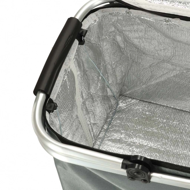 Foldbar termisk picnickurv grå