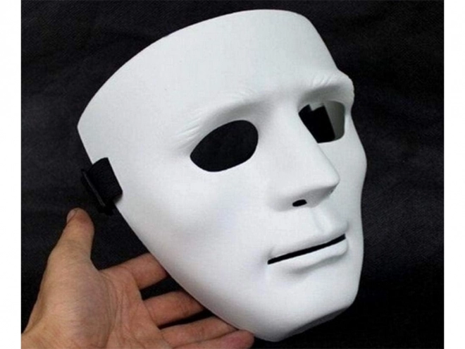 Hvid Halloween maske Myers