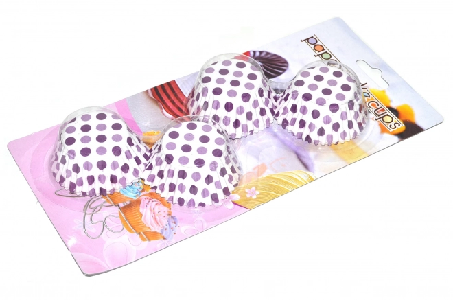 Farverige konditorforme 8cm (dia. 4cm, h. 2cm) - 100 stk