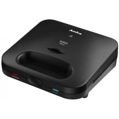 Amica multifunktionel sandwichmaskine sort