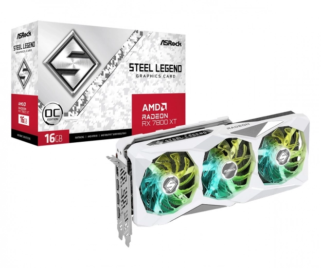 Grafikkort Radeon RX 7800 XT Steel Legend OC 16G