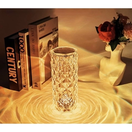 Lampe med LED-projektor - rose, Izoxis 22518
