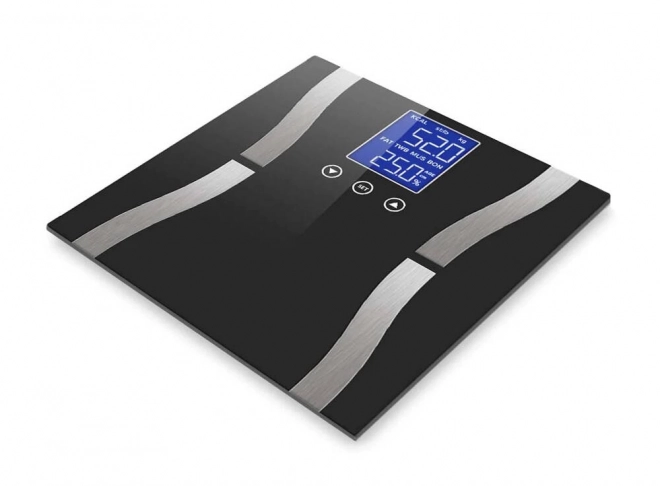 Analytisk 180kg glas badevægt med LCD-display