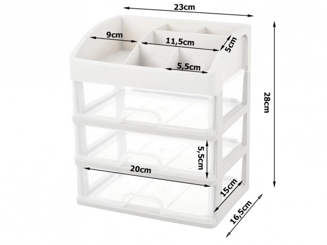 Organizer til kosmetik og smykker XXL