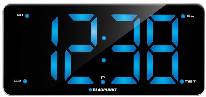 Radio vækkeur med FM PLL USB og stort display