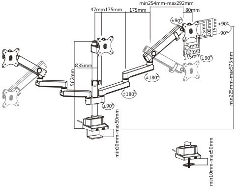 Stabil og fleksibel montering