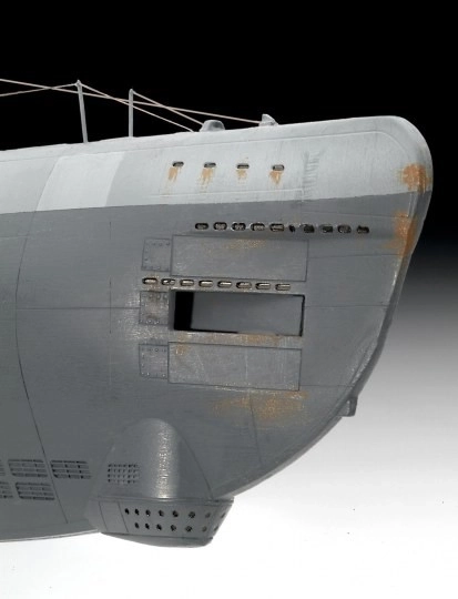 Plastikmodel af tysk ubåd TYPE XXI 1/144