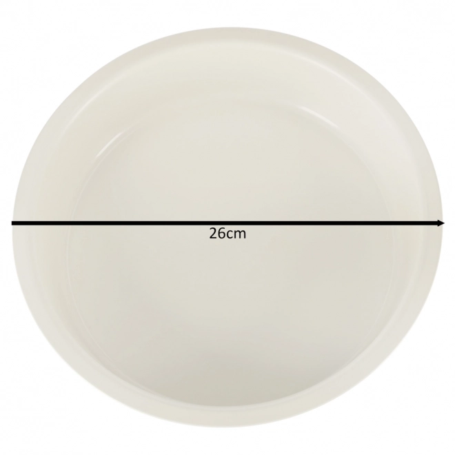 Rund bageform til tærter, quiche 26 cm brun