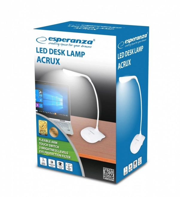 Acrux LED bordlampe hvid