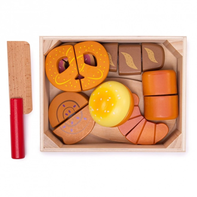 Bigjigs Toys Skærebrød i kassen