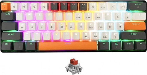 mekanisk tastatur ZONE 61 med Red-switche