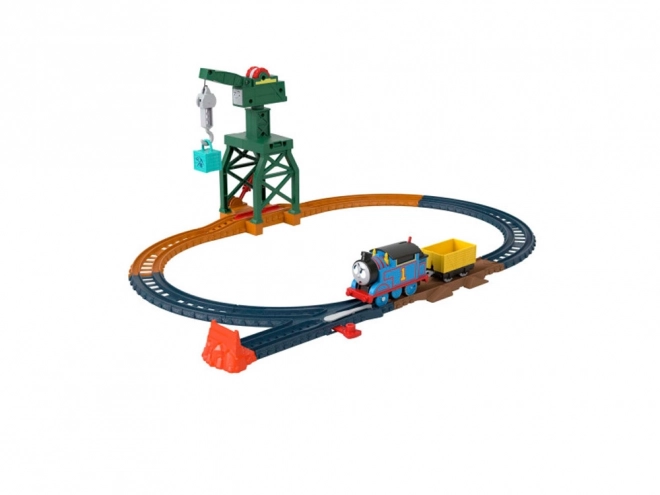 Tom og Venner lokomotiv Crane Charles og last