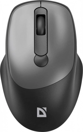Trådløs mus med silent click Defender Feam MM-296 RF 1600 DPI – Grå