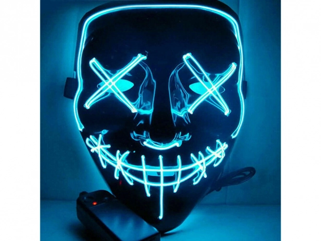 Lysende LED-maske rensende fest