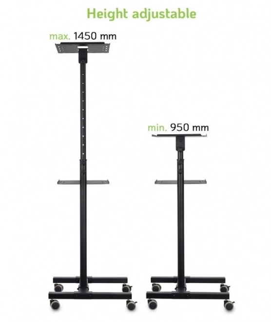 Mobilmetalbord til Projektor og Bærbar