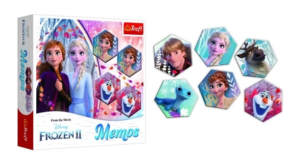 Pexeso papirspil Frozen II selskabsspil 36 stykker i kassen 20x20x5cm