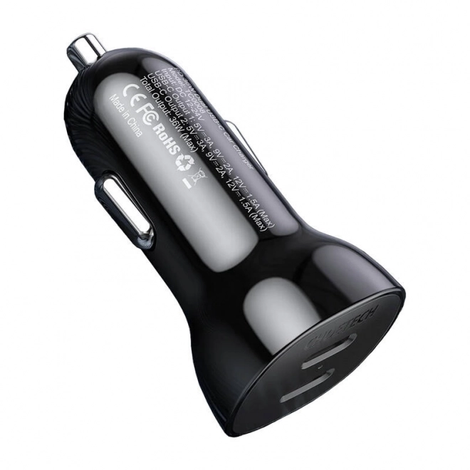 Choetech 40W biloplader med 2x USB-C porte