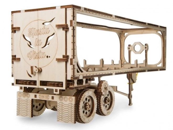 Ugears 3D puslespil - Trailer til tung dreng lastbil VM 03 - 138 dele