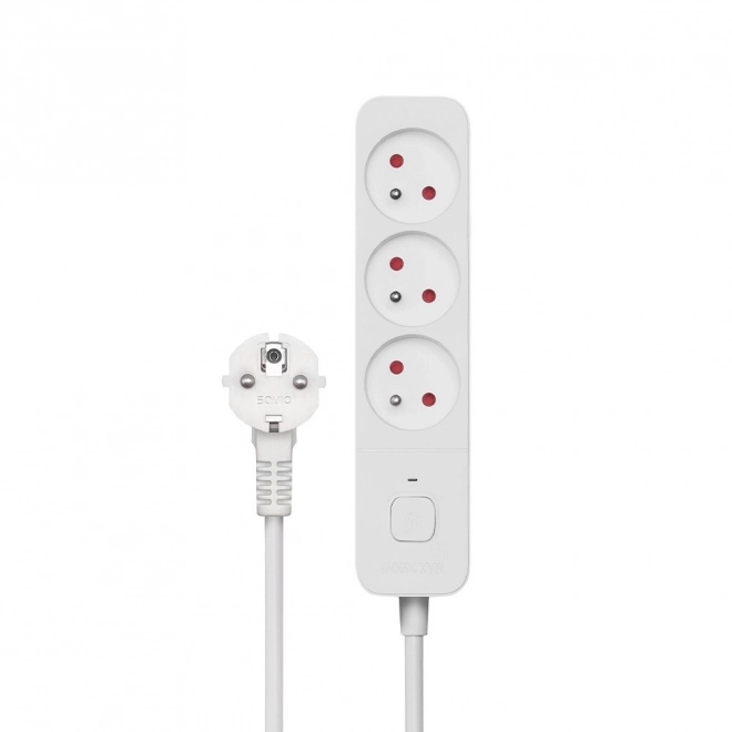 Overspændingsbeskyttelsesliste Savio med 3 stikkontakter og 1,5 m kabel