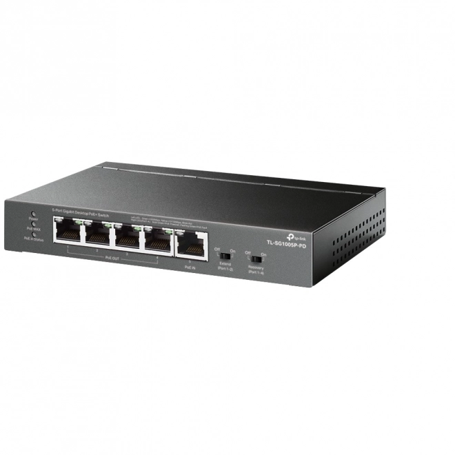 Netværksswitch TP-Link TL-SG1005P-PD med 5 gigabit-porte PoE