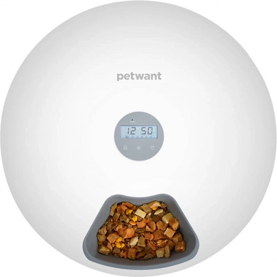 Smart foderautomat PETWANT F6 med 6 rum