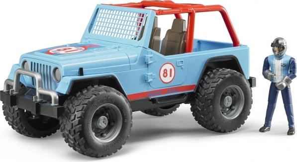 Terrængående bil Bruder Jeep med chauffør