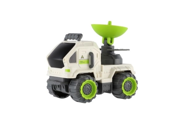Rumfart bil plastik 7x10cm med svinghjul 3 slags