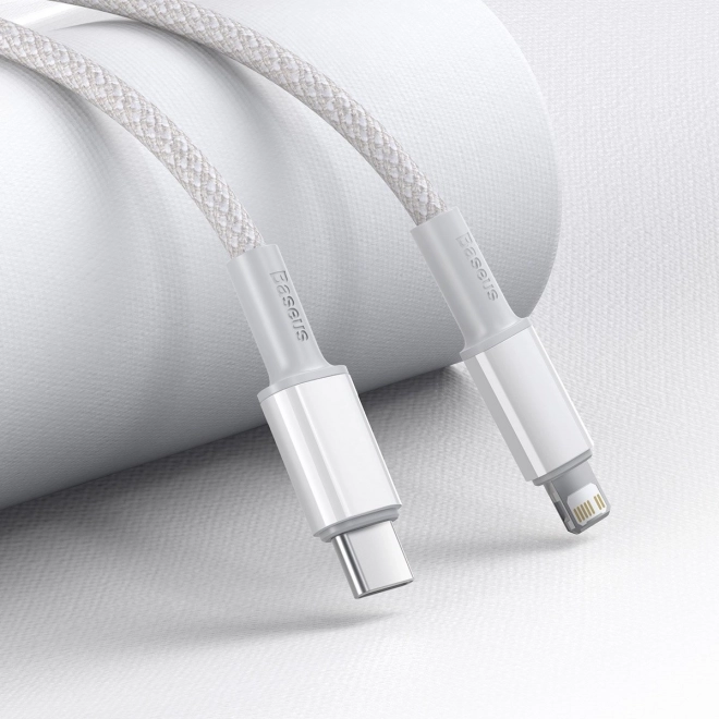 USB-C til Lightning kabel Baseus med høj densitet fletning, 20W, PD, 2m