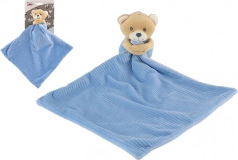 Plys-nusseklud Miluš – bamse 25 × 25 cm