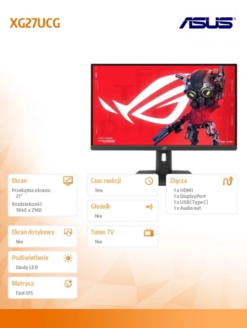 27-tommer gamingmonitor