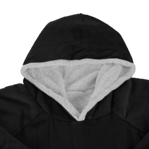 Mikina XXL - Ruhhy sort tæppe 24403