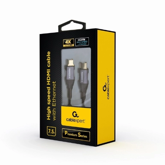 Højhastigheds Ethernet HDMI-kabel 7,5 m