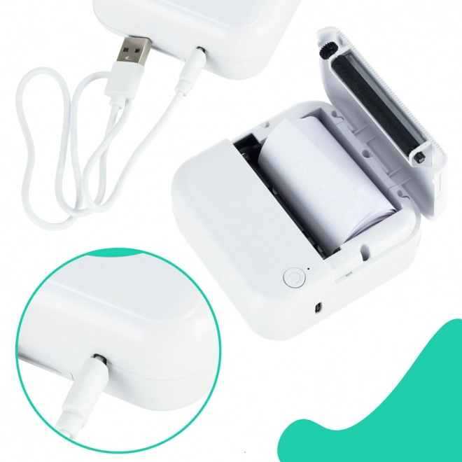 Mini termisk printer til fotos og noter med Bluetooth