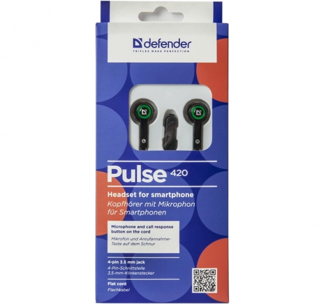 Øreprop høretelefoner Defender Pulse 420