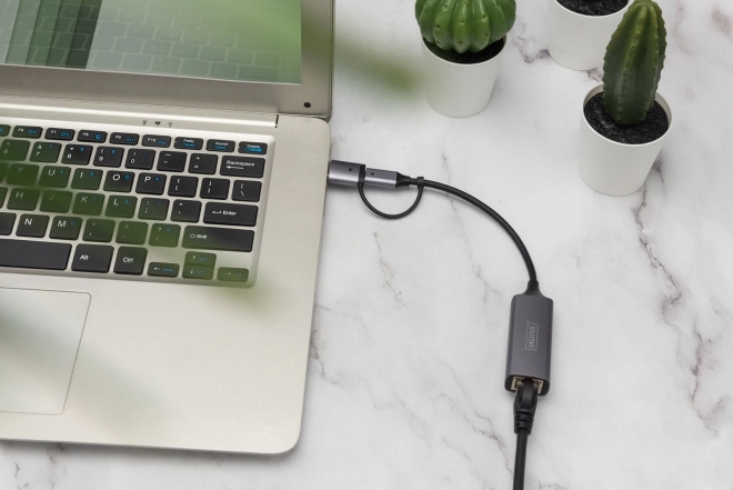 Digitus USB-C til USB-A adapter til RJ45 2,5 Gigabit Ethernet